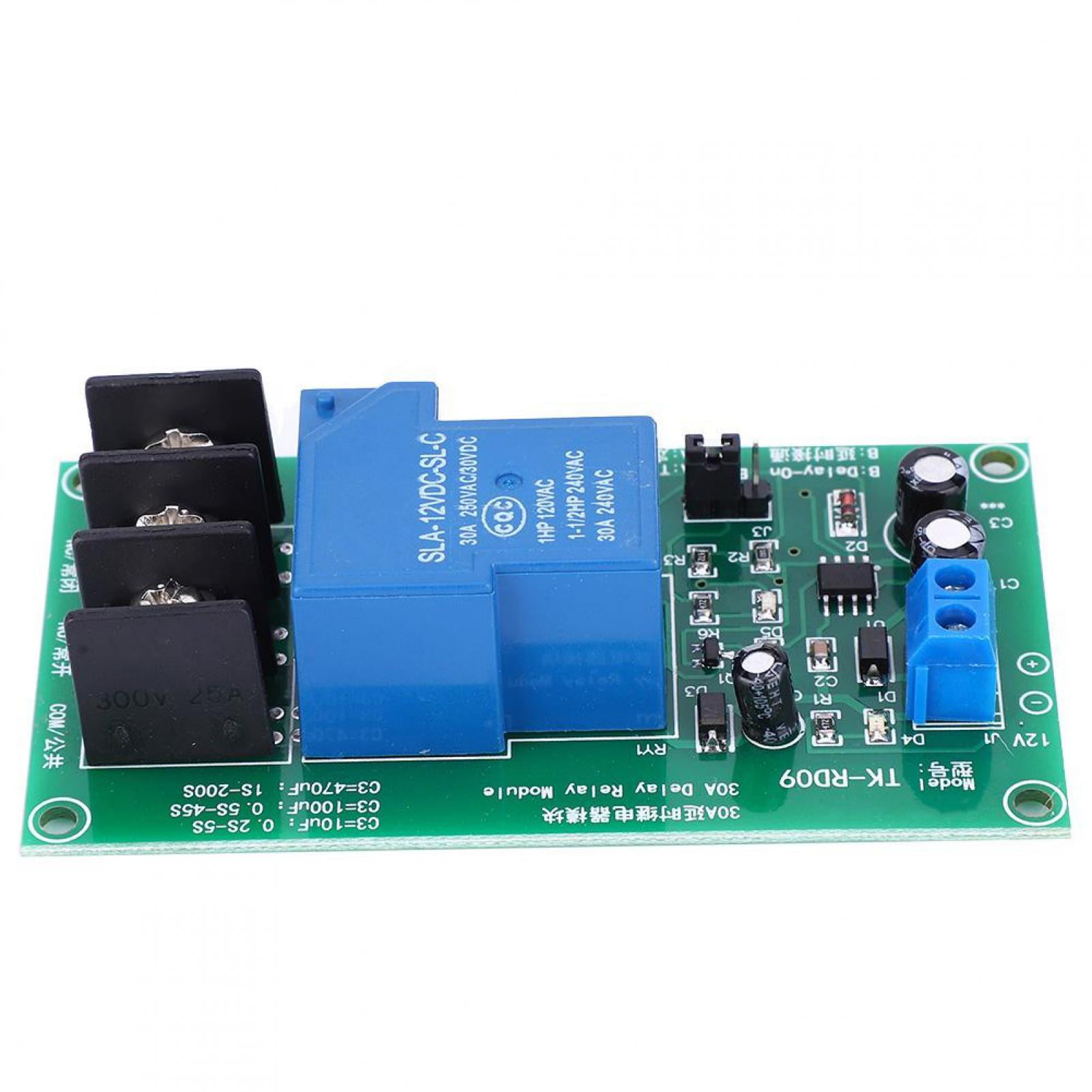 DC 24V 30A High Power Multifunction Timer Counter Delay Switch Time Relay Module