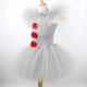 thumbnail image 3 of Halloween Gray Scary Joker Girls Cosplay Costume Tulle Tutu Dress Clown Kids Carnival Party Clothing Children Outfit Fancy Dress, 3 of 4
