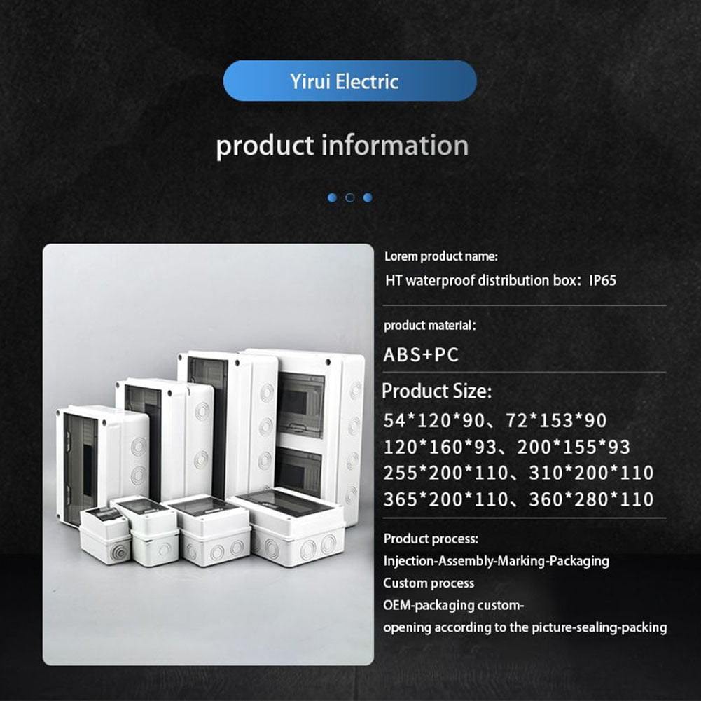 Ht-2-24 Plastic Distribution Box Waterproof Mcb Box Waterproof Junction Box
