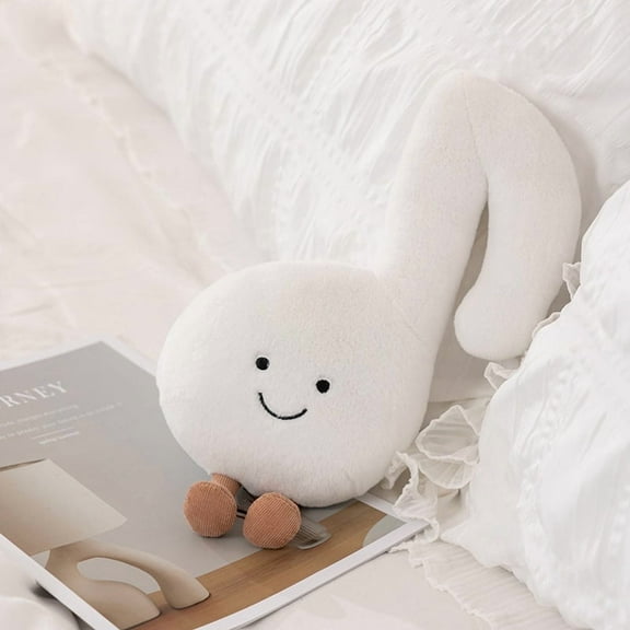 11.8in Plush Musical Note Stuffed Toy – Soft Musical Instrument Doll, for Music Lovers, Soft Throw Pillows Stuffed Premium Polyester Fiber Sofa Cushion Christmas Party Decor