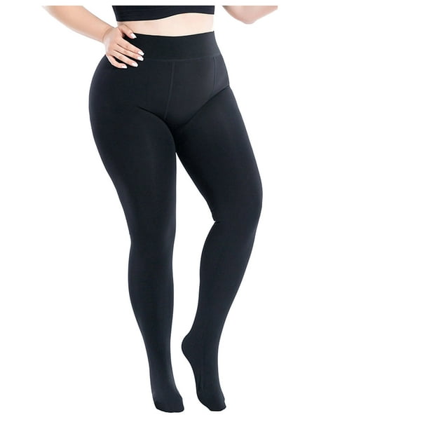 Women's Fleece Lined Leggings High Waisted Thermal Bottoms Winter Warm  Leggings Casual Warm Winter Solid Pants Ladies Fleece Lined Leggings  Thermal Leggings,Black-B-Large : : Clothing, Shoes & Accessories