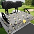 thumbnail image 4 of XYZCANDO Cute Golfing Duck Golf Cart Seat Cover | 4 Storage Pockets Washable Non-Slip Universal Fit for 2-Seat Golf Carts, 4 of 9