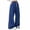 Blue, variant on women's pants Baeitkot Women Fashion Solid Color Loose Elastic Waist Drawstring Strap Cargo Long Pants