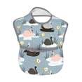 thumbnail image 2 of Zufioo Swan Princess On Lake Print Toddler Adjustable Waterproof Bib, 11.6x15 Inch Feeding Bib Suitable for 6-24 Month Babies, 2 of 8