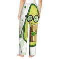 thumbnail image 3 of Haiem Avocado with Glasses Women's Pajama Pants Ultra Lightweight Pjs Bottoms Sleepwear Bottom Pants With Pocket Drawstring-XX-Large, 3 of 9