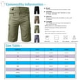 thumbnail image 3 of Black Mens Cargo Sweatpants Fleece Wide Straight Leg Drawstring Sweatpant with Multi Pockets Heavyweight Workout Jogger Pant Warm Elastic High Waist Baggy Pant Athletic Plus Size Trousers L, 3 of 5