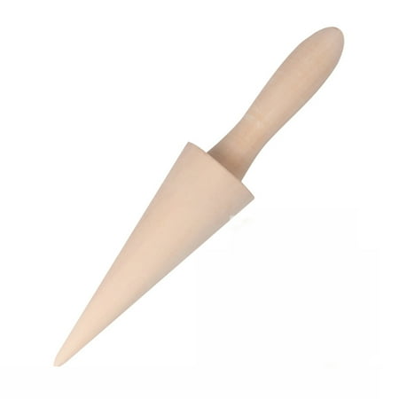 

Wooden Ice Cream Cone Mold DIY Egg Roll Omelet Waffle Roller Pastry Roll Kitchen Baking Tools