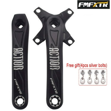 FOMTOR Bicycle Crank Arm Set BCD 104 Road Mountain Bike Crankset with Bottom Bracket and Chainring bolts 170mm Crank Arm (Black) main image 1