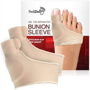 PediDoc Bunion Corrector Bunion Relief Orthopedic Hallux Valgus Splint Gel Toe Separator for Realignment Cushioned Bunion Pad Splint Brace for Men and Women (Medium)