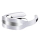 thumbnail image 1 of Masajeador cervical plegable portátil con 5 modos y 15 niveles de intensidad, color blanco, ideal para relajación en casa o trabajo. Incluye cable USB, control remoto y almohadillas de silicona., 1 of 6