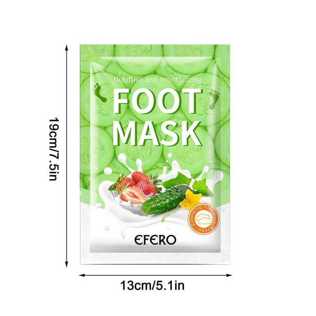 Mascarilla exfoliante para pies HUOGUO, eliminadora de piel muerta áspera, 38 ml