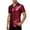 Red, variant on Mens Shirts Casual Carnival Disco Glitter Short Sleeve Lapel Top Party Dance Club Night Out Comfortable Shirt for Men Black L