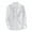 White, variant on Mens Shirts Long Sleeve Men's Baggy Solid Cotton Linen Long Sleeve Button Pocket Plus Size T Shirts