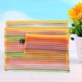 thumbnail image 3 of MasteelfCA 3Pcs Colorful File Pockets Nylon Mesh Zipper File Storage Bags Documents Organizer Pouch, 3 of 7