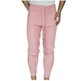 thumbnail image 2 of Njoeus Men's Elastic Waist Knit Sweater Pants Casual Slim Fitted Buttom Pants Comfy Warm Pajama Pants Sleepwear Loungewear S-3XL, 2 of 6