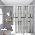 thumbnail image 6 of 1Pc Shower Curtain Cartoon Printing Shower Curtain Peva Shower Curtain Bathroom Curtain Partition Curtain Waterproof Shower Curtain Waterproof Dry and Wet Separation Shower Curtain, 6 of 9