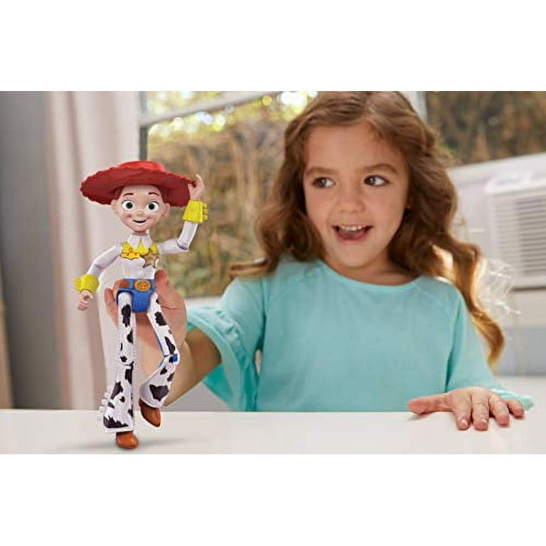  Mattel Disney Pixar Toy Story Jessie Action Figure, Cowgirl  Movie Character Toy 8.8-in Tall, Highly Posable with Authentic Costume,  Kids Toy for Ages 3 Years Old & Up : Toys 