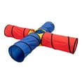 thumbnail image 3 of Tent for Kids Play Tents Large Playhouse 4-way Play Tunnel Folding Portable Playpen Tent Play Yard Indoor and Outdoor Games, 3 of 9