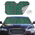 thumbnail image 2 of Balery Watermelon Print Car Windshield Sun Shade,Windshield Sunshade for Car Pickup Truck SUV Accessories-Medium, 2 of 7