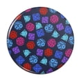 thumbnail image 1 of Dungeon Dice Pattern For Fighting Dragons Kitchen Refrigerator Locker Button Magnet, 1 of 5