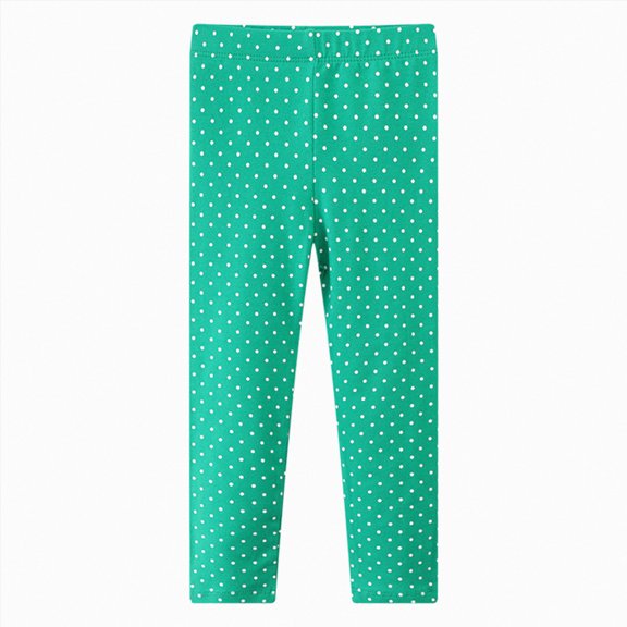Splozh Winter Leggings for Girls Fashion Cute Toddler Girl Print Casual Pants Yoga Pants Girls Leggings for Toddler Clothes,Green,12-18 Months