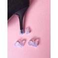 thumbnail image 2 of 2pairs High Heels Heel Tips Cover Anti-Slip Noise Reducing Protective Caps, 2 of 4