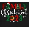 thumbnail image 3 of Dezsed Matching Family Christmas Pajamas Christmas Baby Plaid Printed Blouse Tops+Pants Family Matching Pajamas Set Red 3M, 3 of 3