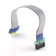 thumbnail image 3 of axGear PCI-Express PCI-E 1X Riser Card Ribbon Extender Extension Flex Relocate Cable, 3 of 5