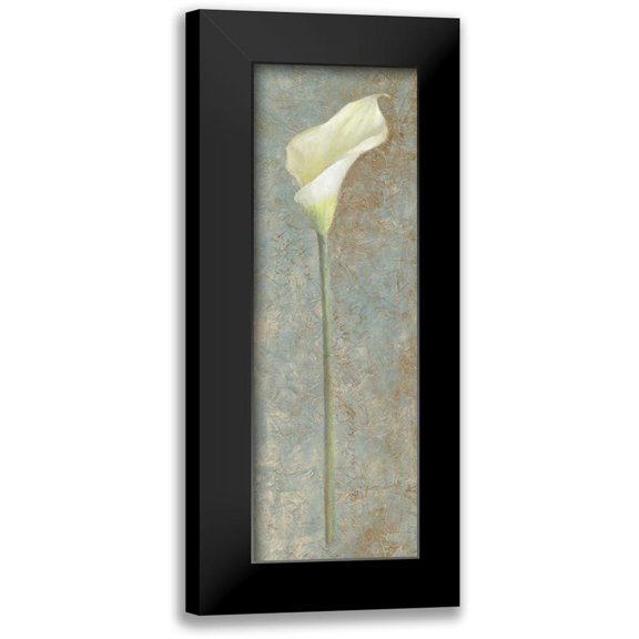 Loreth, Lanie 7x14 Black Modern Framed Museum Art Print Titled - Calla Lily I