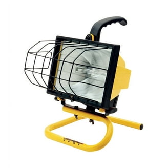 Power Zone ORHL500W03 Portable Work Light, 120 V, 500 W, Halogen