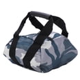 thumbnail image 2 of Bolsa de arena para levantamiento de pesas, tela Oxford 900D, bolsa de arena para Fitness con mango de goma para ejercicio en casa, Fitness, camuflaje, azul YUNYI BRAND Deportes, 2 of 8