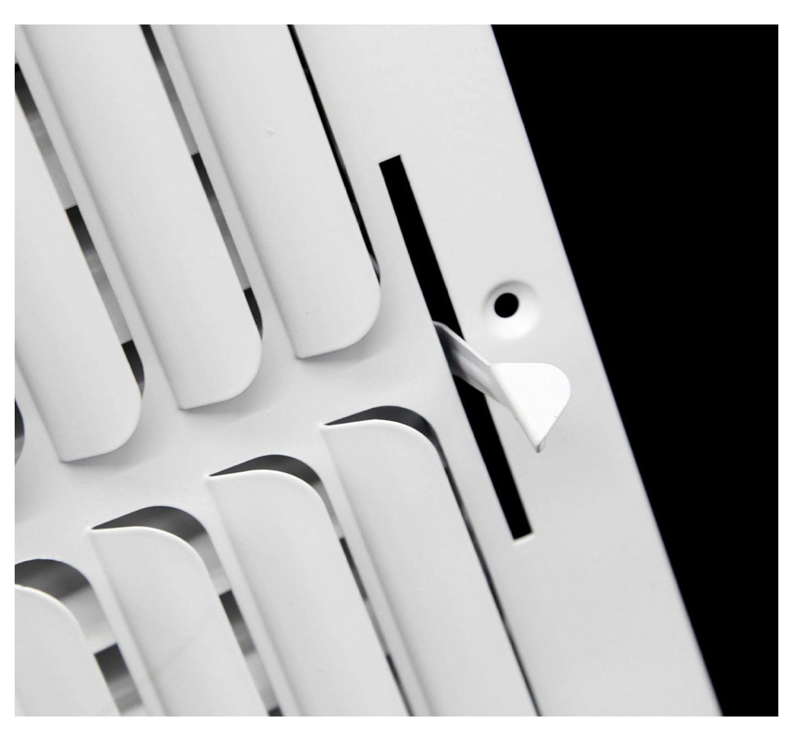 14" X 14" 3-Way Fixed Curved Blade AIR Supply Diffuser - Vent Duct Cover - Grille Register - Sidewall or Ceiling - High Airflow - White…