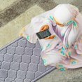 thumbnail image 3 of Prayer Mat Padded Prayer Mat Muslim Prayer Mat With Tassels compatible Kids Adults, Gray, 3 of 5