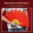 thumbnail image 2 of Sobre De Bolsillo Sobre de Año Nuevo plegable lindo conejo chino Hongbao bolsa de dinero de la suerte 10 ranuras Ehuebsd Libre de BPA, 2 of 4