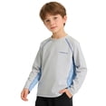thumbnail image 5 of Rvasteizo Kids Long Sleeve Shirt Solid Raglan Crew Neck Long Sleeve Breathable Breathable Knit Tee for Boys Girls Summer training Wear, 5 of 5