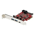 thumbnail image 2 of StarTech.com Carte USB PCIe 5 Ports, 10Gbps USB 3.1 Gen 2 PCIe avec 1x USB-C & 2x USB-A, 1x 2 Port IDC (Extension Interne 5Gbps), Carte USB C PCIe, Contrôleur PCI Express USB - Windows/macOS/Linux (PEXUSB312A1C1H) - Adaptateur USB - PCIe X3 3.0 Gen 2 - X2 + 2 USB - Rouge, 2 of 7