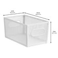 thumbnail image 2 of mDesign Steel Organizer Matte White (25989), 2 of 7