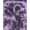 thumbnail image 1 of Ahgly Company Machine Washable Indoor Rectangle Abstract Purple Haze Purple Area Rugs, 5' x 8', 1 of 7