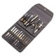 thumbnail image 1 of Juego de Manicura Unique Bargains 16 Piezas Acero Inoxidable Estuche de Cuero PU Tono Dorado, 1 of 1