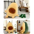 thumbnail image 5 of Vickypop Cute Avocado Plush Toy Fruit Stuffed Pillow Pretty Gift For Girls Or Boys Friends (plush Keychain, 5.5), 5 of 5