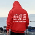 thumbnail image 4 of MHFRRA Sudadera Informal con Capucha para Hombre, de Manga Larga, con Diseño Estampado para Uso Diario, Cómoda Sudadera con Capucha para Otoño E Invierno Rojo, 4 of 6