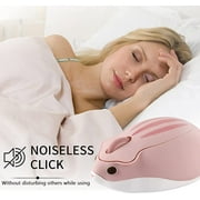 Dpisuuk Wireless Mouse, Cute Hamster Shape Computer Mouse, Silent Mouse 2.4GHz 1200DPI Optical Mouse with USB Receiver, Cordless Mouse for Laptop Computer