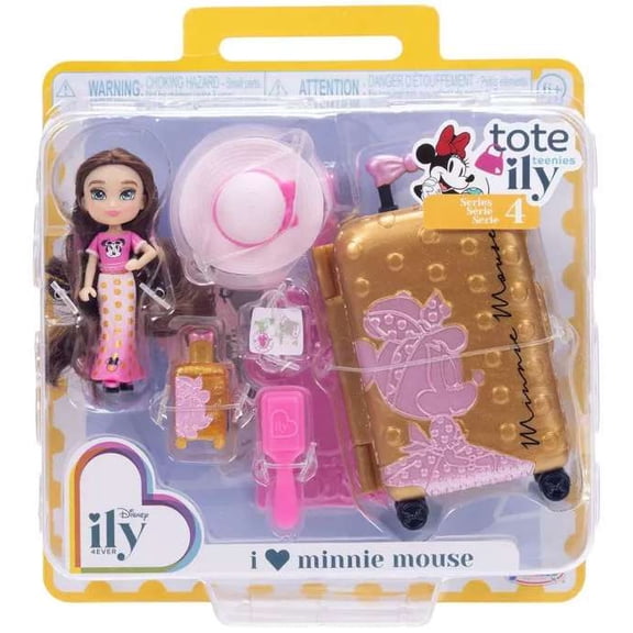 Disney Tote Ily Teenies Series 4 I Love Minnie Mouse Mini Doll