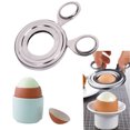 thumbnail image 1 of New Portable Gadget Egg Shell Breaker Stainless Steel Multifunction Egg Cutter Kitchen Accessories Egg Stripper Boiled, 1 of 5