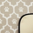 thumbnail image 3 of Bone Dry Lattice Paw Print Microfiber Print Pet Mat, 3 of 5