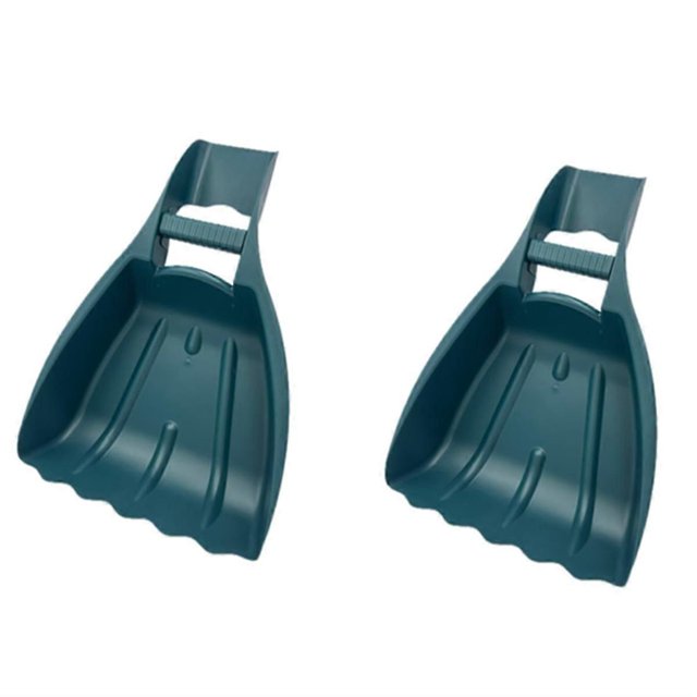 Portable Leaf Hand Rakes Gather Leaves Rubbish Pick Up Leaf Collector Scoops Grabber Hand Held Coll