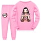 thumbnail image 1 of Conjuntos de pijamas para niños Demon Slayer, ropa de casa de dibujos animados para niños, traje informal de manga larga para niñas, conjunto de pijamas de Navidad, ropa de dormir, 1 of 4