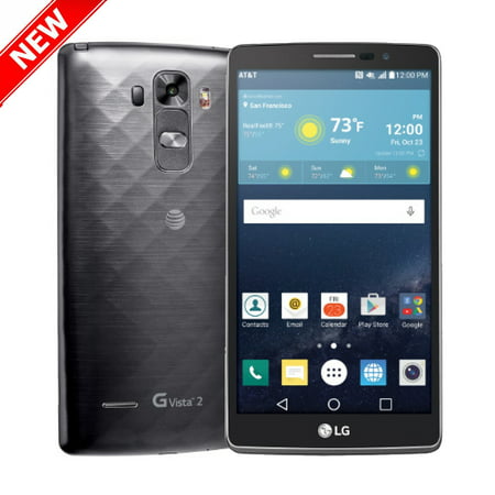 NEW LG G Vista 2 H740 16GB 2GB RAM - AT&T - GSM Unlocked Android Smartphone - Metallic