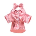 thumbnail image 2 of Dog Pajamas Spring Summer Dog Clothes for Small Medium Dogs Girl Boy Cute Soft Puppy Pjs Clothes Doggie Onesies Cat Pet Jammies Outfit (Pink, X-Small), 2 of 7