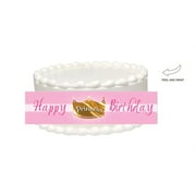 Princess Happy Birthday Edible Cake Side Photo Image Decoration